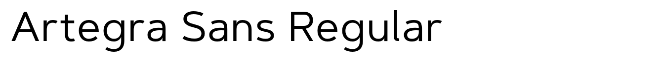 Artegra Sans Regular